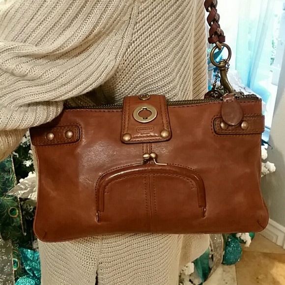 NEW COACH LEGACY BRIDGIT WHISKY BROWN SHOULDER BAG 11622 RARE 65TH ANNIVERSARY - Picture 15 of 15